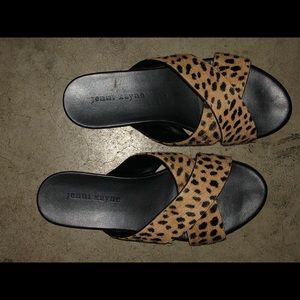 COPY - Jenni Kayne Cheetah Print Pony Hair Sandals
